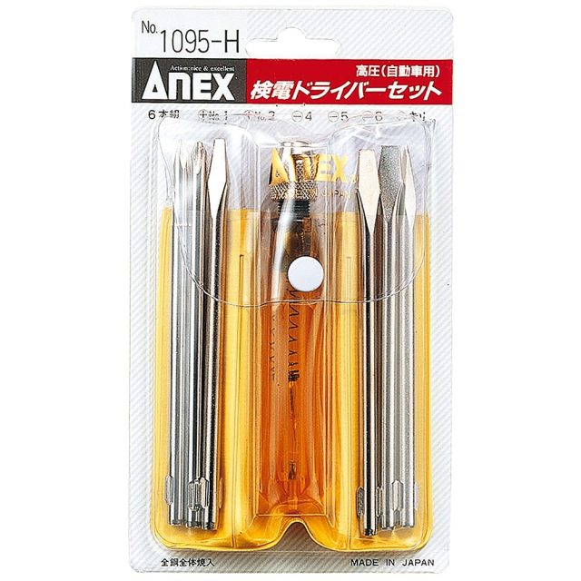Bộ bút thử điện 6 mũi điện áp cao(H) Anex No.1095-H
