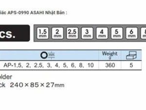Bộ lục giác bi loại dài 1.5-10mm Asahi APS0990