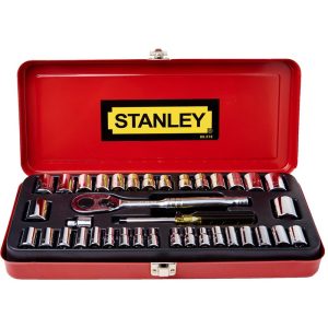 Bộ khẩu Stanley 89-518-1 37 chi tiết 1/4'' 6 Cạnh và 3/8'' 12 Cạnh
