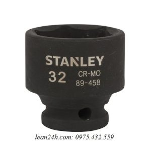 Đầu khẩu đen 1/2'' Stanley STMT89458-8B 32mm