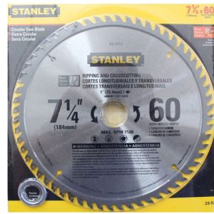 Lưỡi cưa gỗ Stanley 20-523 7-1/4''/60 răng