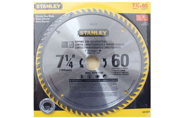 Lưỡi cưa gỗ Stanley 20-523 7-1/4''/60 răng