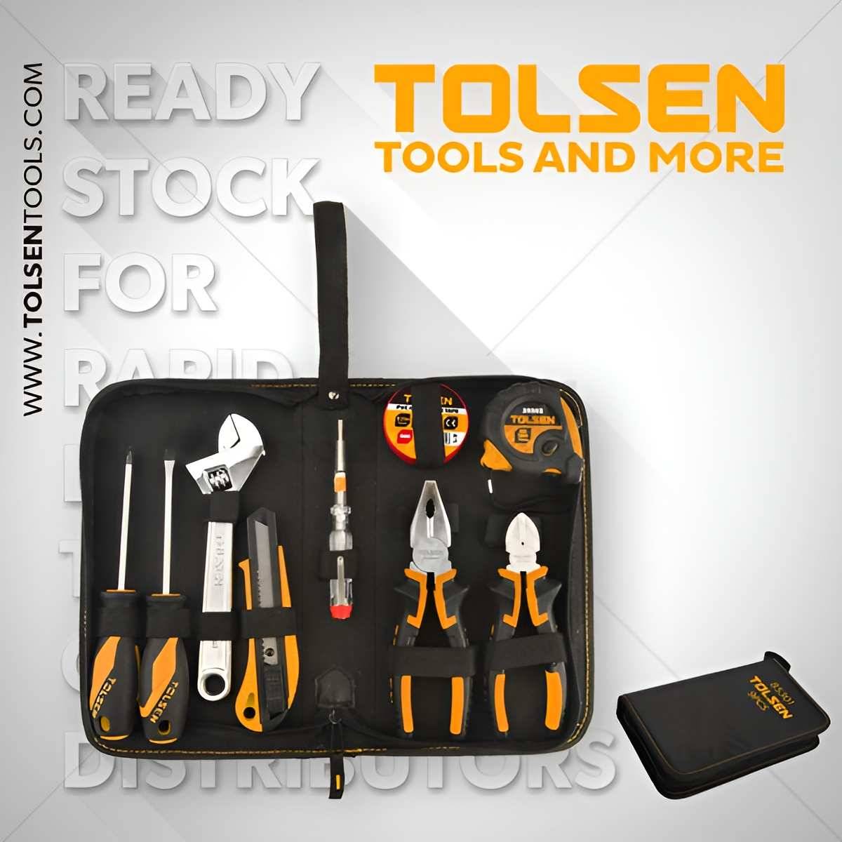 Bộ dụng cụ 9 chi tiết Tolsen 85301
